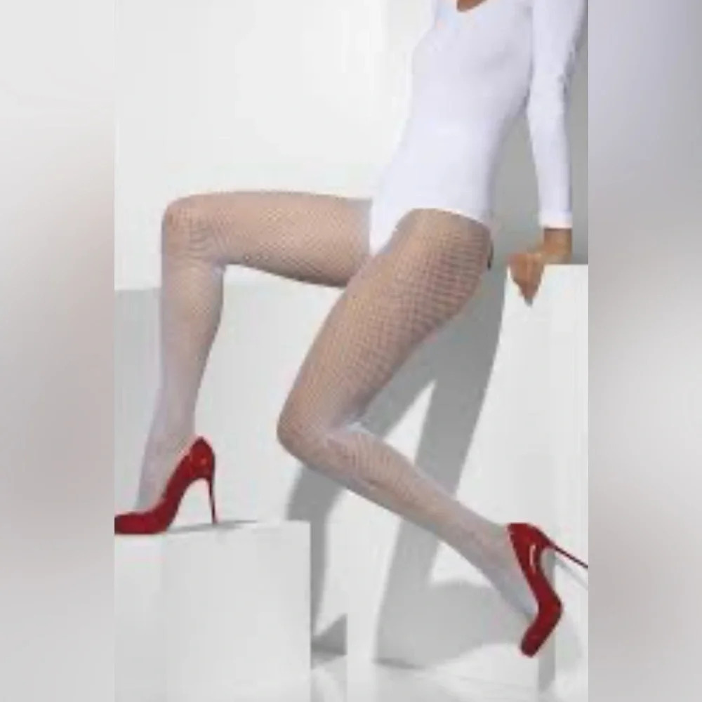 $6 Add-On 🆕White Fishnets - Picture 4 of 14